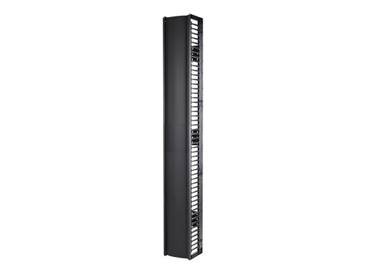 APC ValueLine Vertical Cable Manag 2 and 4 Post Racks 96p H X 12inch W Single-Sided with Door