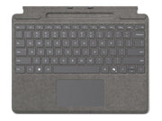 MICROSOFT Surface - Keyboard - Clavier - Trackpad - Encoche Pen - Surface Pro 8/9/10/11/12 - Copilot Ready - AZERTY - Platine