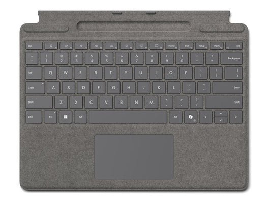 MICROSOFT Surface - Keyboard - Clavier - Trackpad - Encoche Pen - Surface Pro 8/9/10/11 - Copilot Ready - AZERTY - Platine