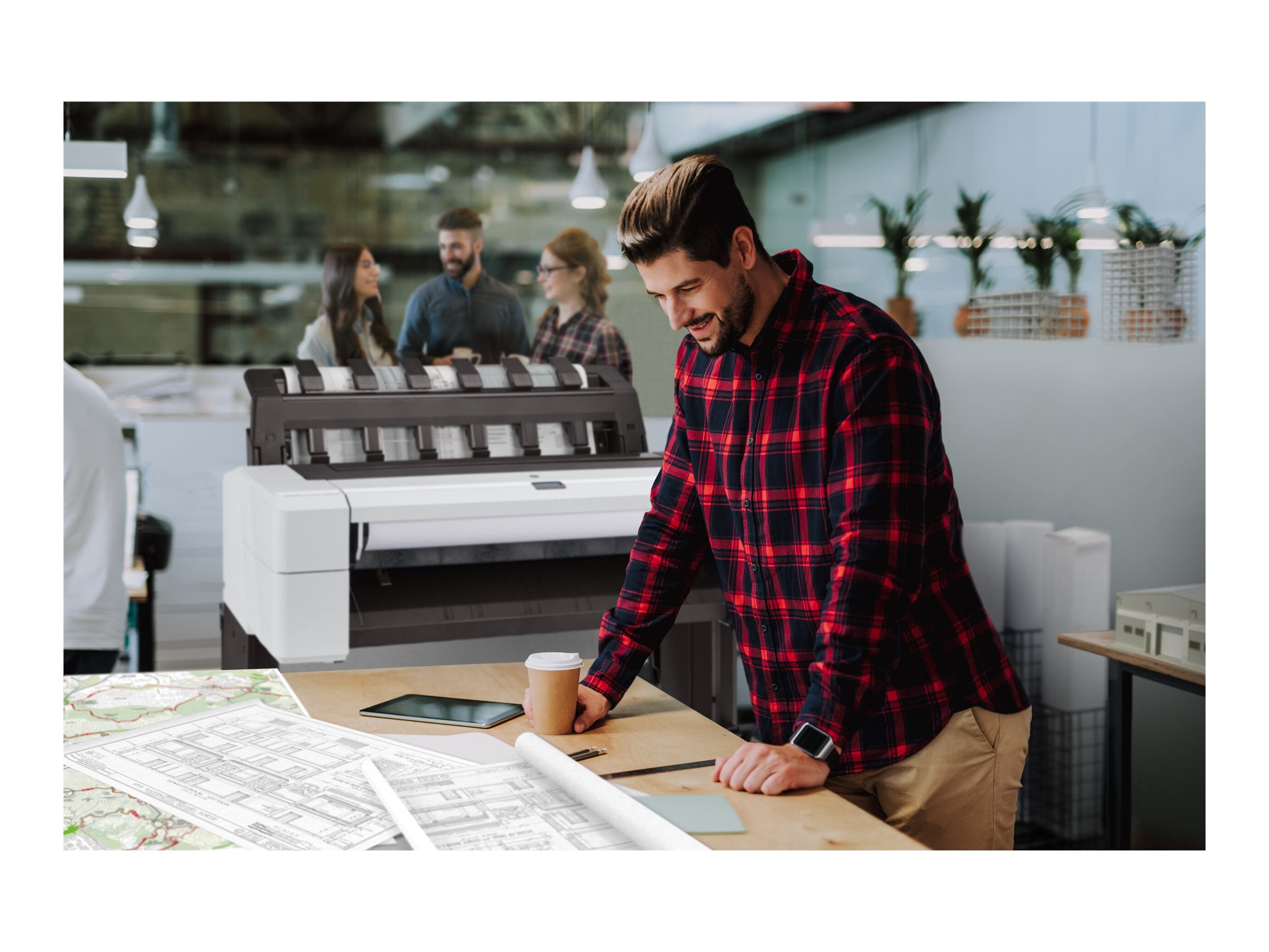 HP DesignJet T1600dr 36-in Printer