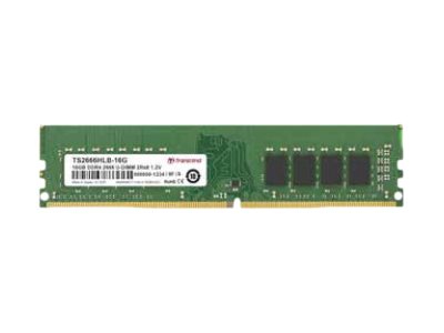 TRANSCEND 16Go DDR4 2666Mhz U-DIMM 2Rx8 1Gx8 CL19 1.2V