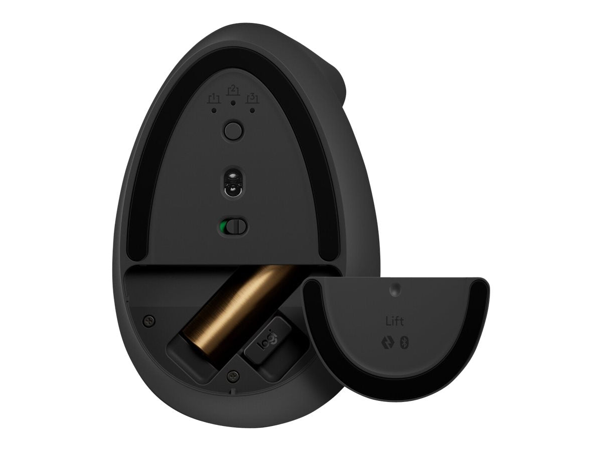 LOGITECH Lift Vertical Ergonomic Mouse Vertical mouse ergonomic optical 6 buttons wireless Bluetooth 2.4 GHz Bolt USB