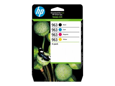 HP 963 CMYK Original Ink Cartridge 4-Pack