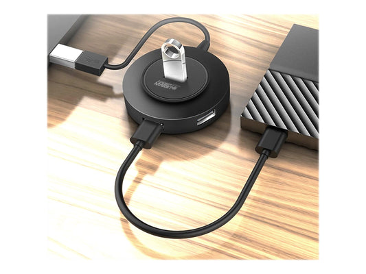 URBAN FACTORY MINEE 4-Port USB 2.0 Hub Black