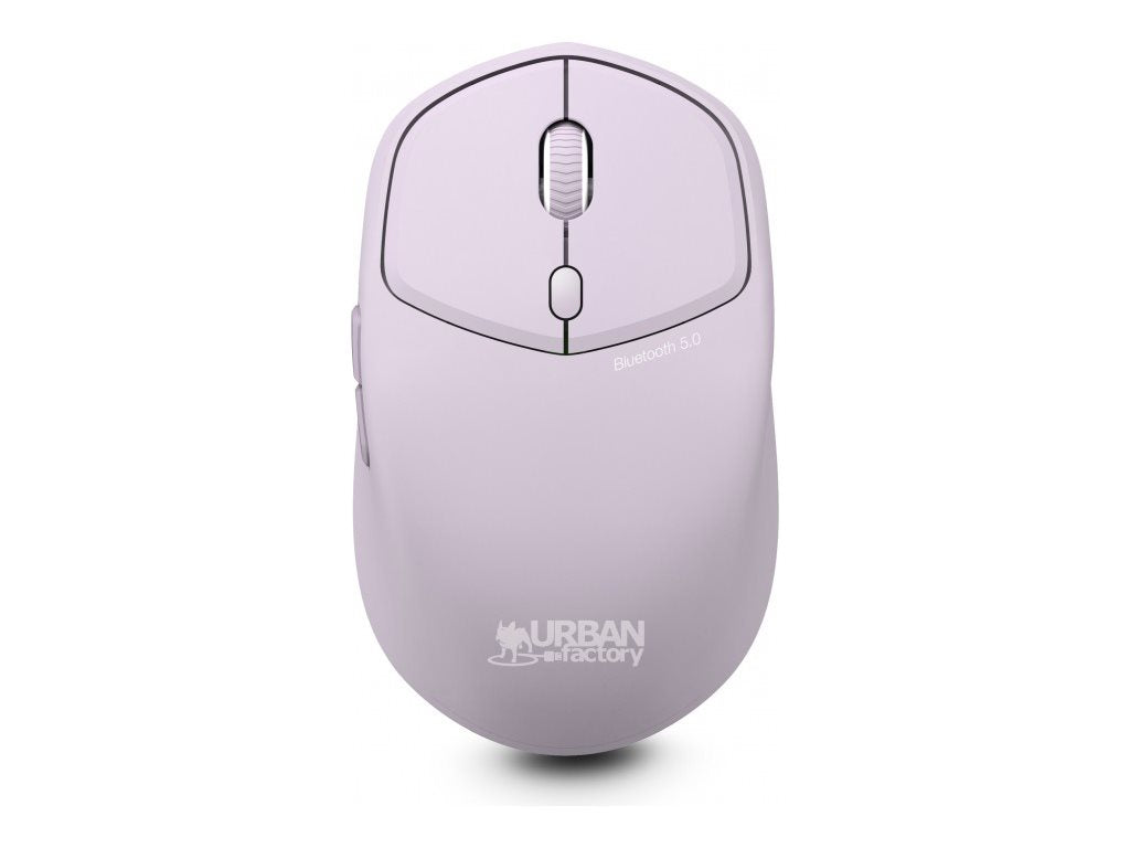 URBAN FACTORY Onlee Color Ambidextrous Mouse 1600Dpi Bluetooth 5.0 - Pale Violet