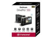 TRANSCEND 128Go Dashcam DrivePro 550 Dual Cam