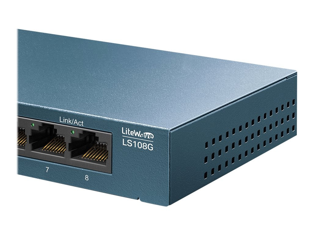 LS108G LiteWave 8-Port GB Desktop Switch