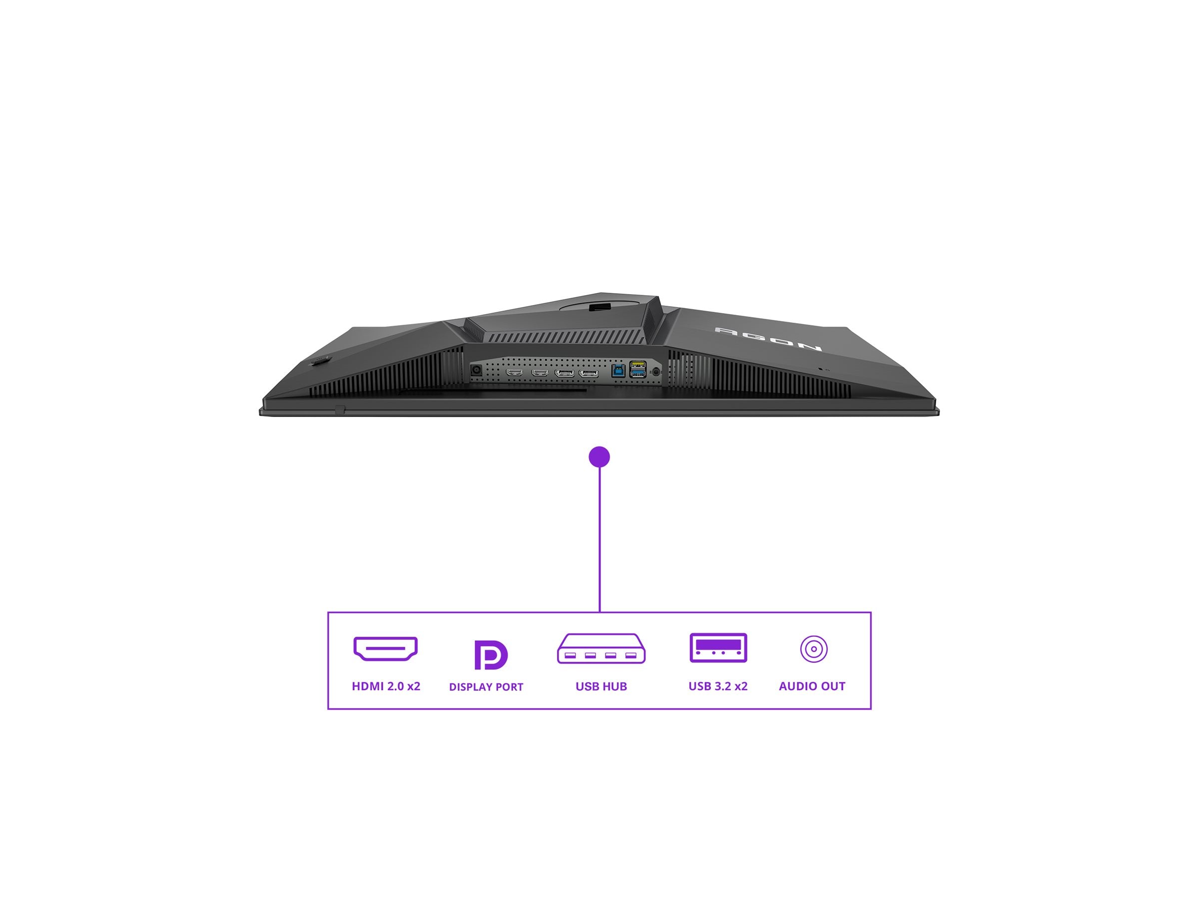 AOC AG276QZD2 27p OLED 2560x1440 240Hz FreeSync HDMI Black/Grey