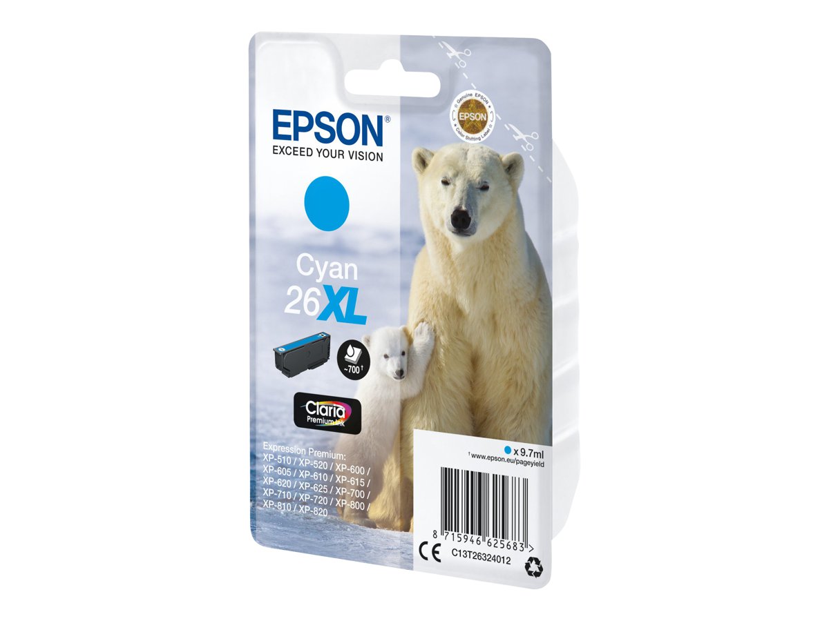 Ink/26XL Polar Bear 9.7ml CY
