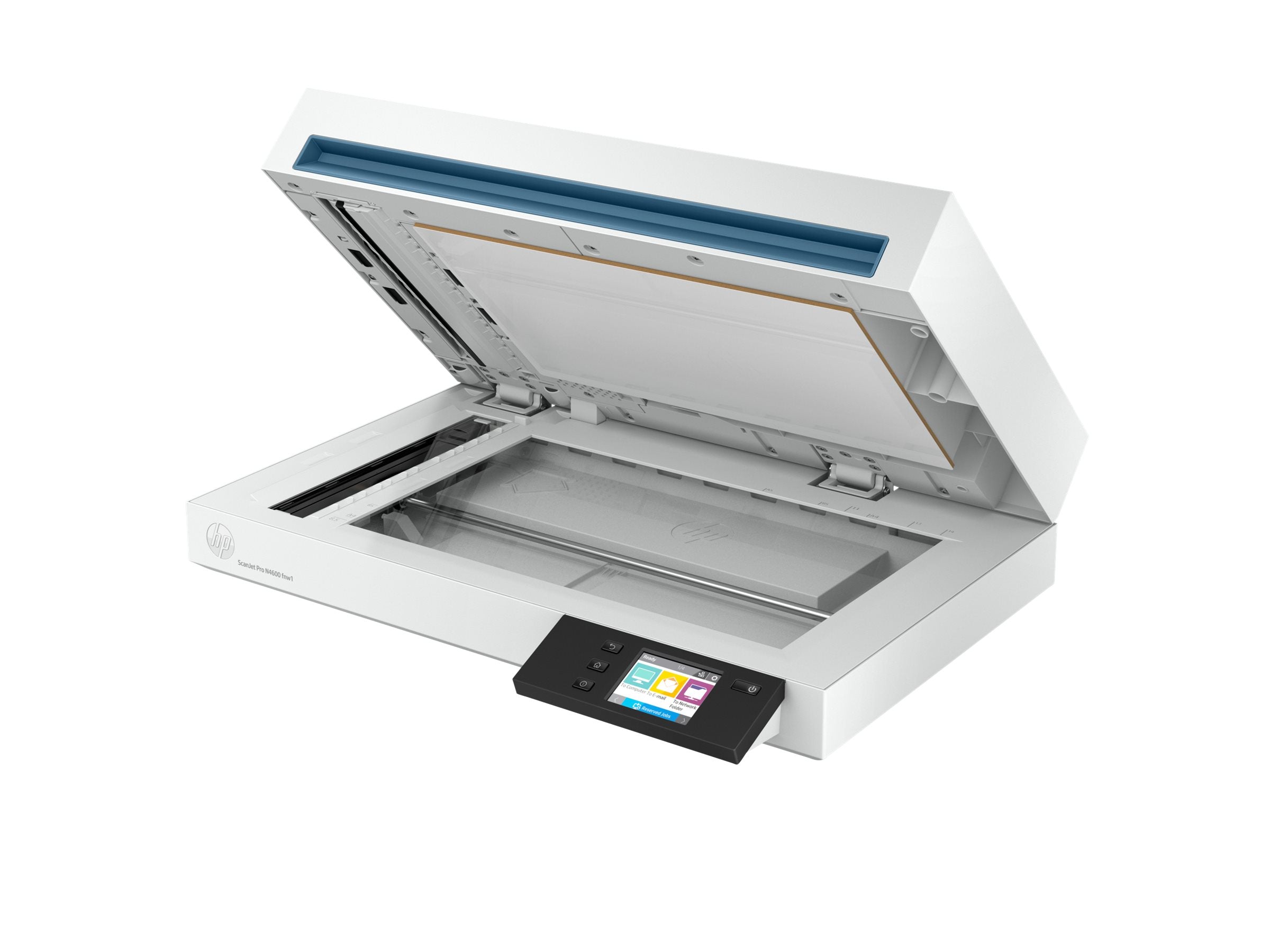HP Scanjet Pro N4600 fnw1 de document scanner CIS Duplex 216x5362mm 600dpix1200dpi 40ppm ADF 100sheets 6000scans LAN Wi-Fi