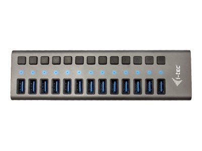 I-TEC USB 3.0 Charging HUB 13port port with external power adapter 60W 13xUSB charging port forTablets Notebooks Ultrabooks PC