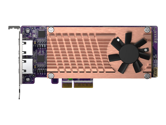 QNAP QM2 series Card 2xPCIe 2280 M.2 SSD slots PCIe Gen3x4 2xIntel I225LM 2.5GbE NBASE-T port