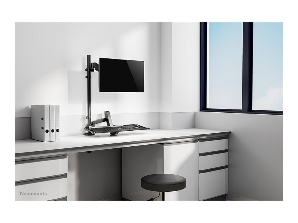 NEOMOUNTS DS90-325BL1 Station de travail assis-debout pour bureau 17-32p - ressort à gaz