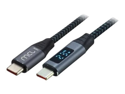 MCL Type C digital display mesh cable 100W 5A - 2m