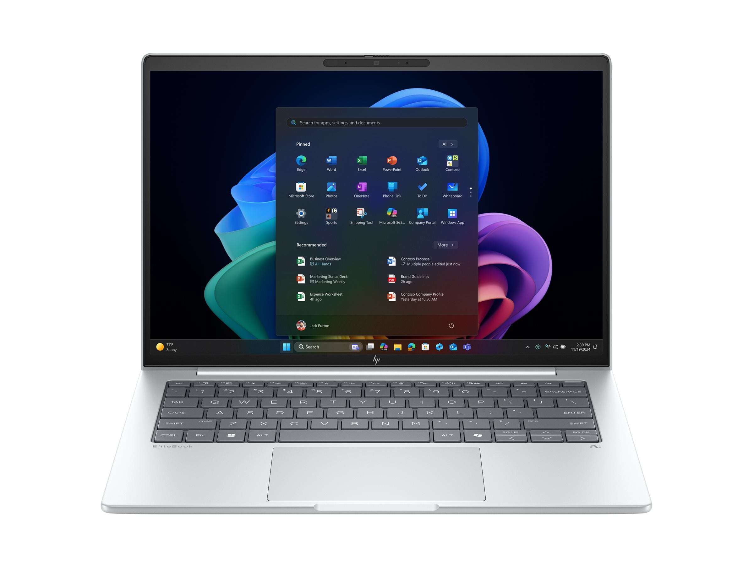 HP EliteBook 8 G1a IA Nouvelle génération AMD Ryzen AI 5 340 14p WUXGA 32Go 512Go SSD UMA W11P Copilot + PC 3/3/0