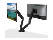 LINDY Dual Mount Desktop Gas Spring Arm - Black