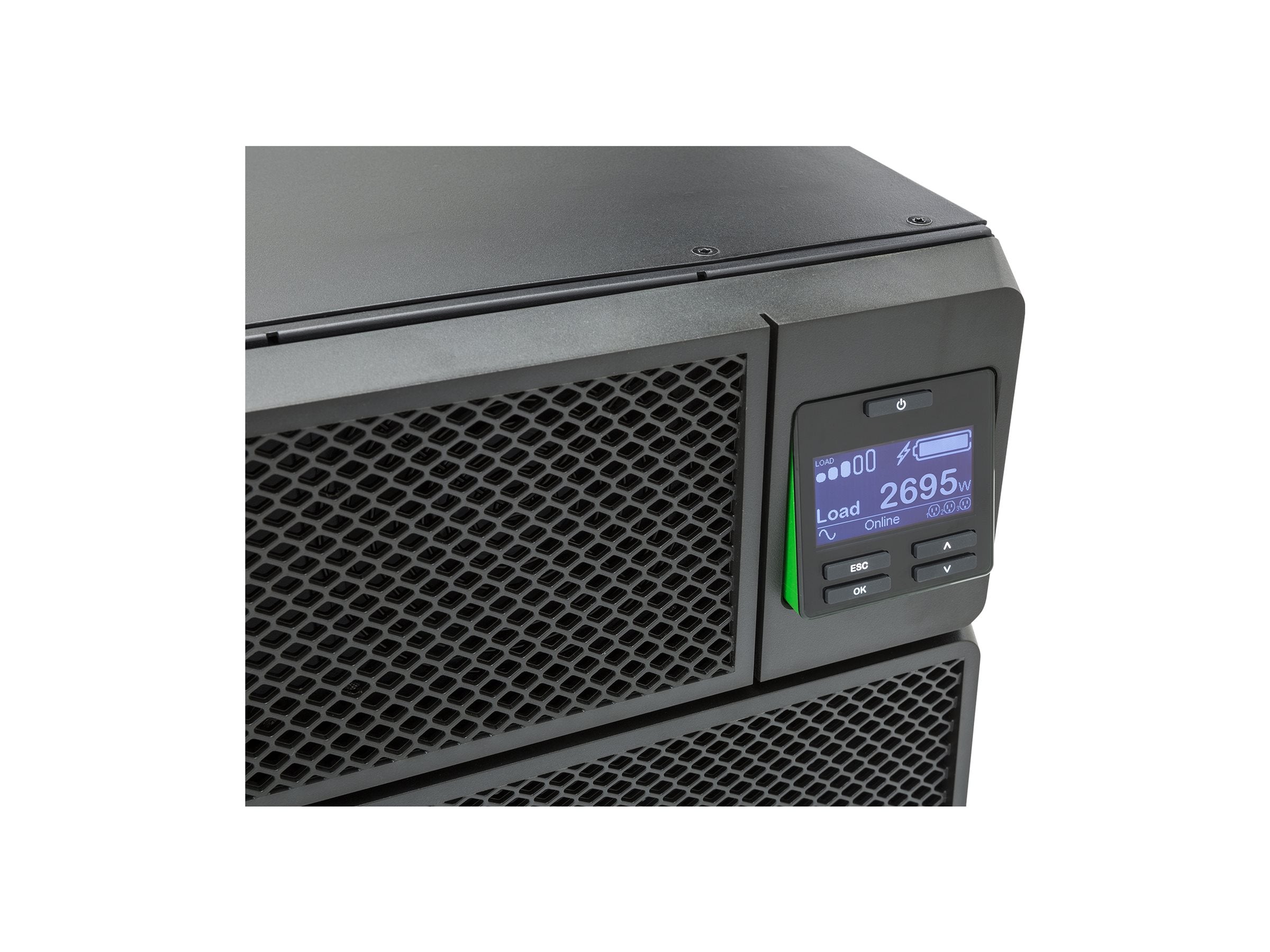 APC Smart-UPS SRT 8000VA RM UPS rack-mountable AC 230V 8000Watt 8000VA Ethernet 10/100 USB output connectors 14 6U Black