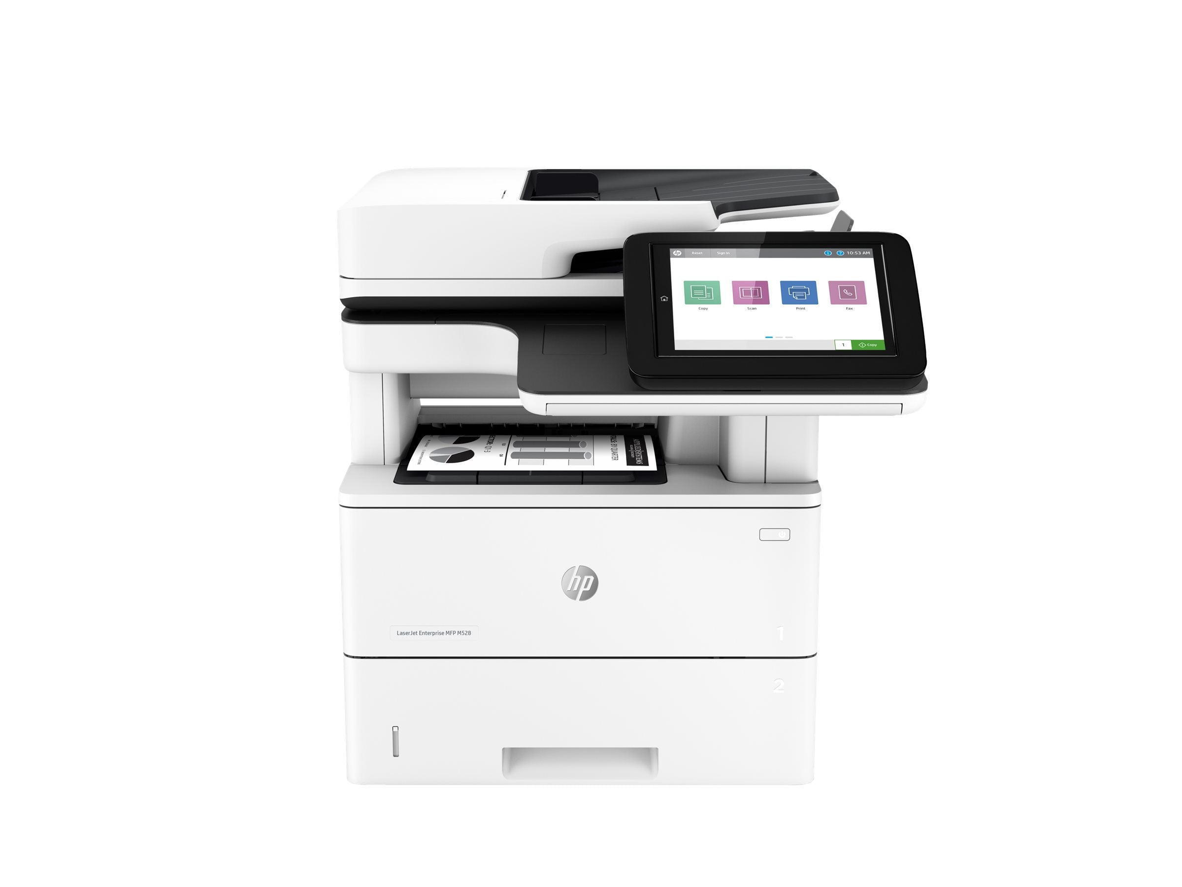 HP LaserJet Enterprise MFP M528dn MFP Mono laser A4 43ppm Copy 43ppm Print 650sheets USB LAN imprimante laser monochrome