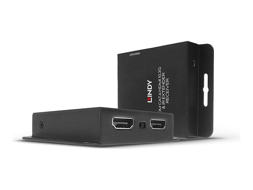 LINDY 70m Cat.6 HDMI 10.2G & IR Extender Amplify HDMI 10.2G & IR signals over 70m via Cat.6 cable