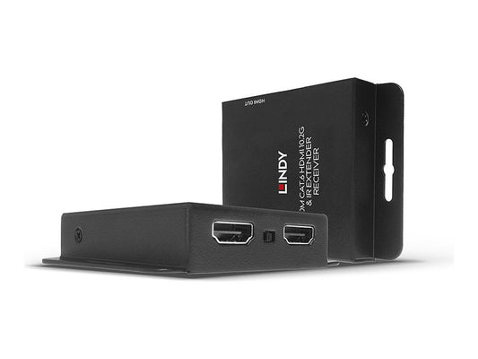 LINDY 70m Cat.6 HDMI 10.2G & IR Extender Amplify HDMI 10.2G & IR signals over 70m via Cat.6 cable