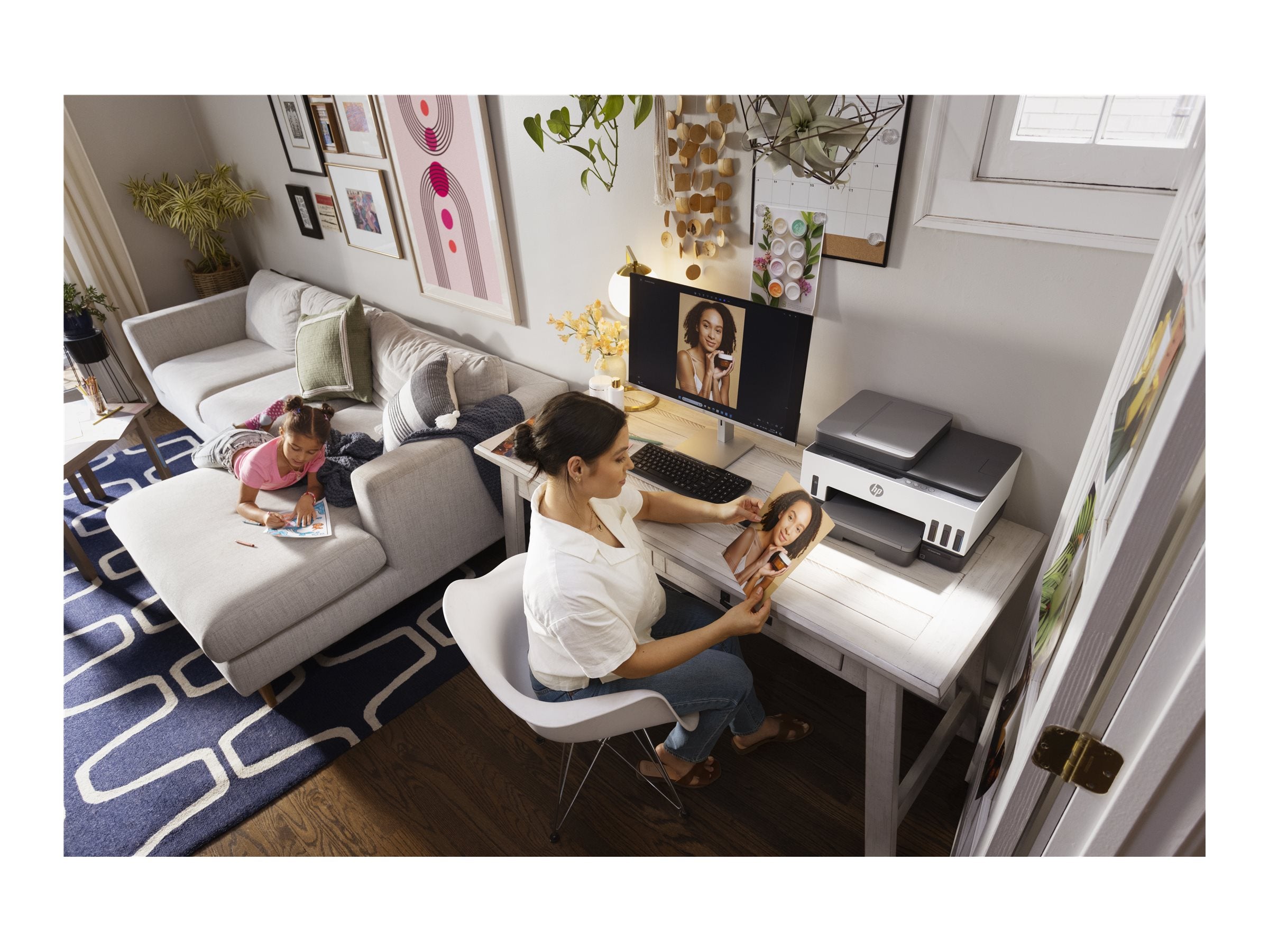 HP Smart Tank 7305 All-in-One MFP colour inkjet refillable A4 13ppm Copy 15ppm Print 250sheets USB LAN Wi-Fi Bluetooth