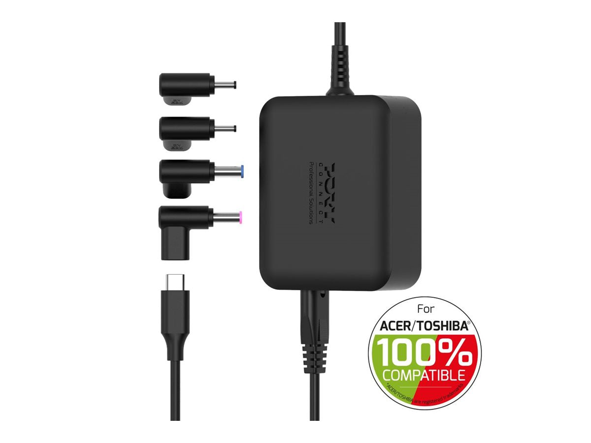 PORT DESIGNS Power Supply GaN 100W - ACER/TOSHIBA - EU