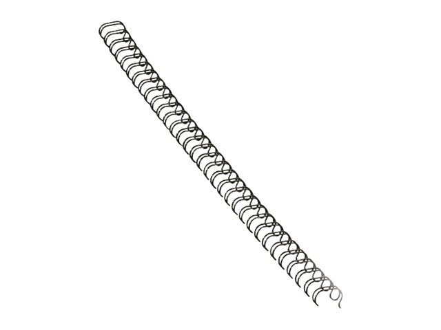FELLOWES rel metall 34 boucles 10mm 3/8in noir x 100pk