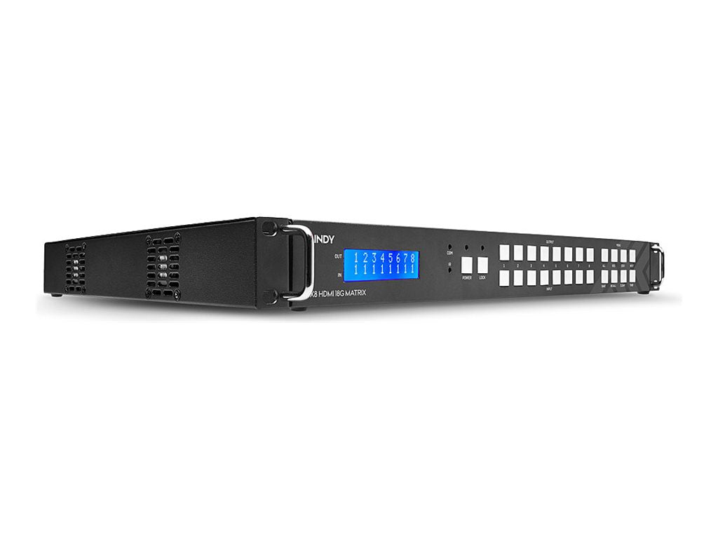 LINDY 8x8 HDMI 18G Matrix with Video Wall Scaling