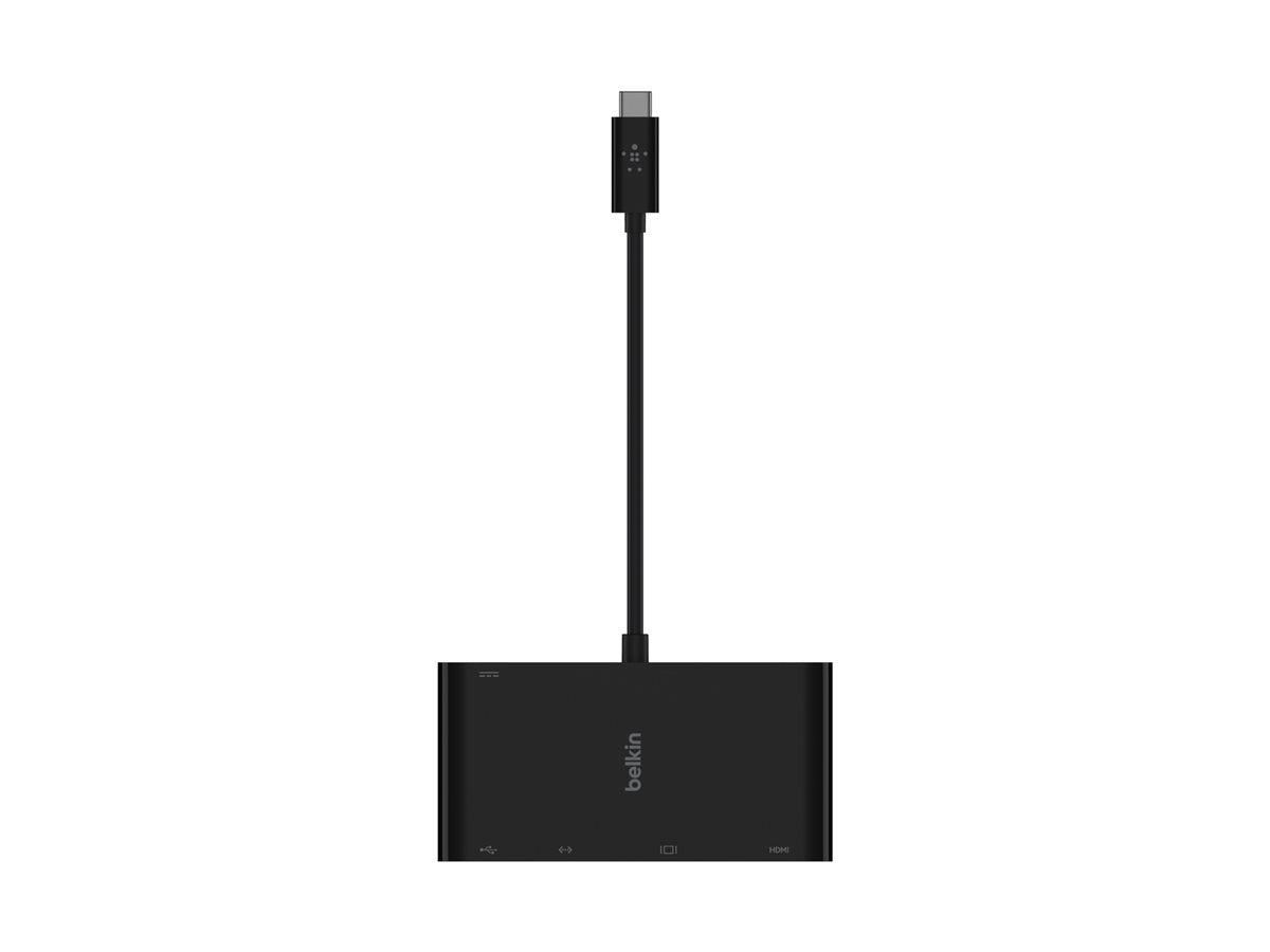 BELKIN Adaptateur Hub USB-C HDMI VGA RJ45 100w PD
