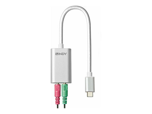 LINDY Convertisseur USB type C vers Audio