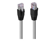 LINDY 60m Cat.6A U/FTP LSZH Solid Core Cable Grey