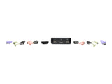 EATON TRIPPLITE 2-Port USB/HD Cable KVM Switch with Audio/Video Cables and USB Peripheral Sharing