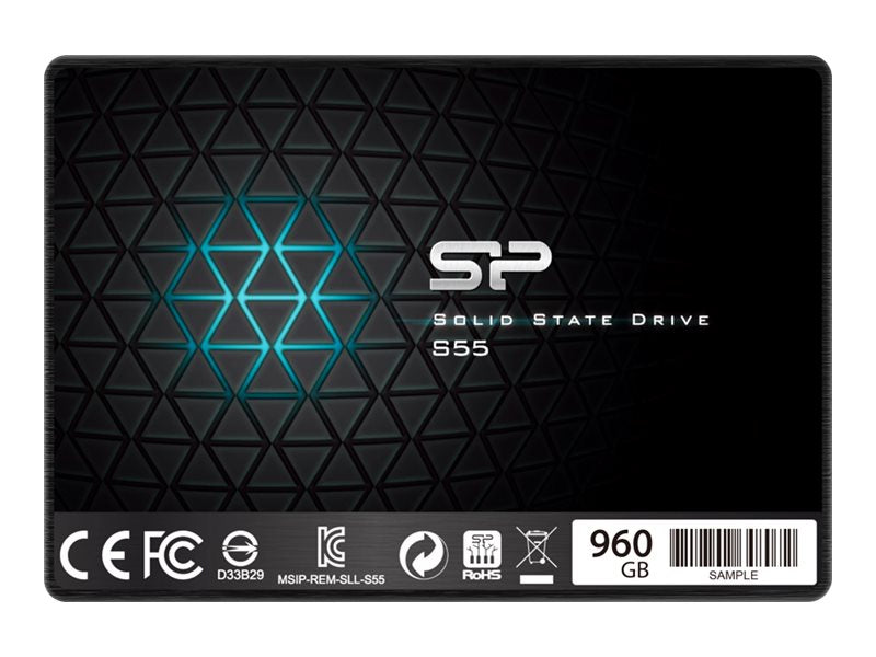 SILICON POWER SSD Slim S55 960GB 2.5p SATA III 6Go/s 560/530 Mo/s