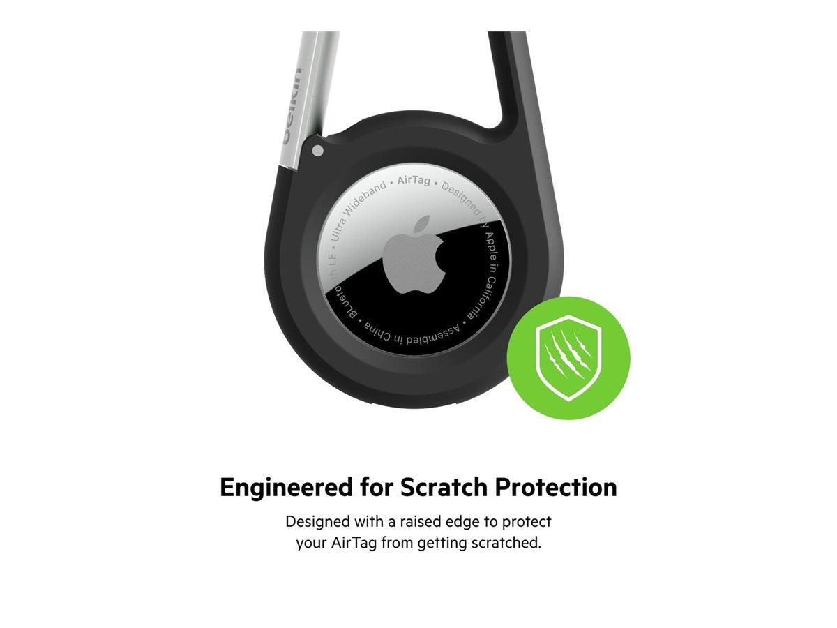 BELKIN Secure Holder Carabiner for Airtag Black