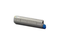 OKI C822 cartouche de toner jaune capacité standard 7.300 pages pack de 1jaune  toner C822 series (7.3K)