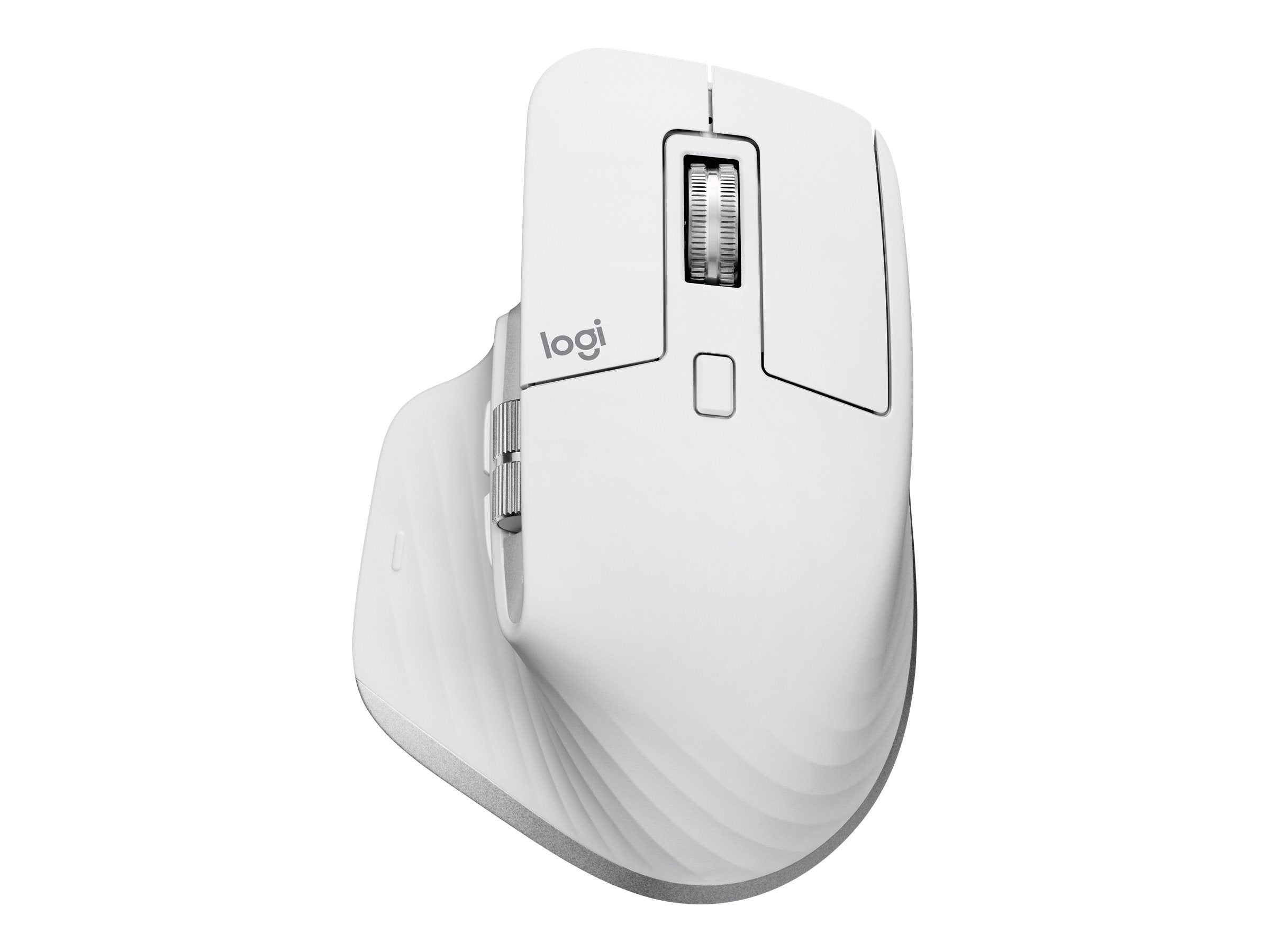 LOGITECH Master Series MX Master 3S for Mac Mouse ergonomic optical 7 buttons wireless Bluetooth 2.4 GHz pale grey for Apple MacBook