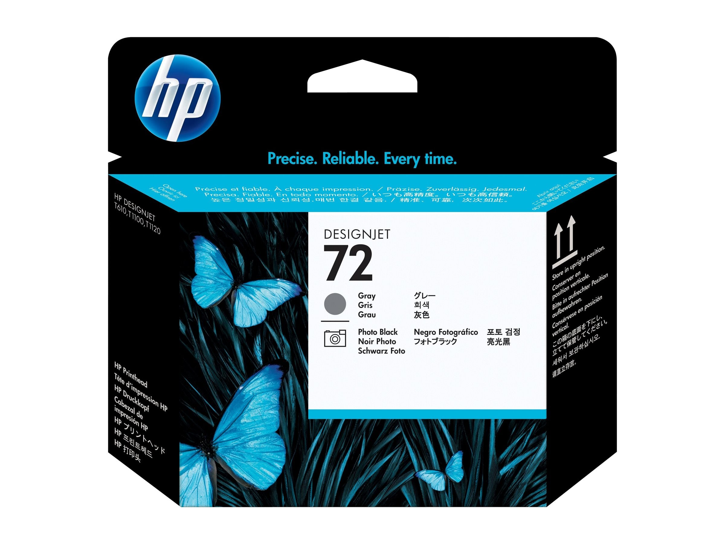 HP 72 original printhead C9380A grey and photo black standard capacity 1-pack