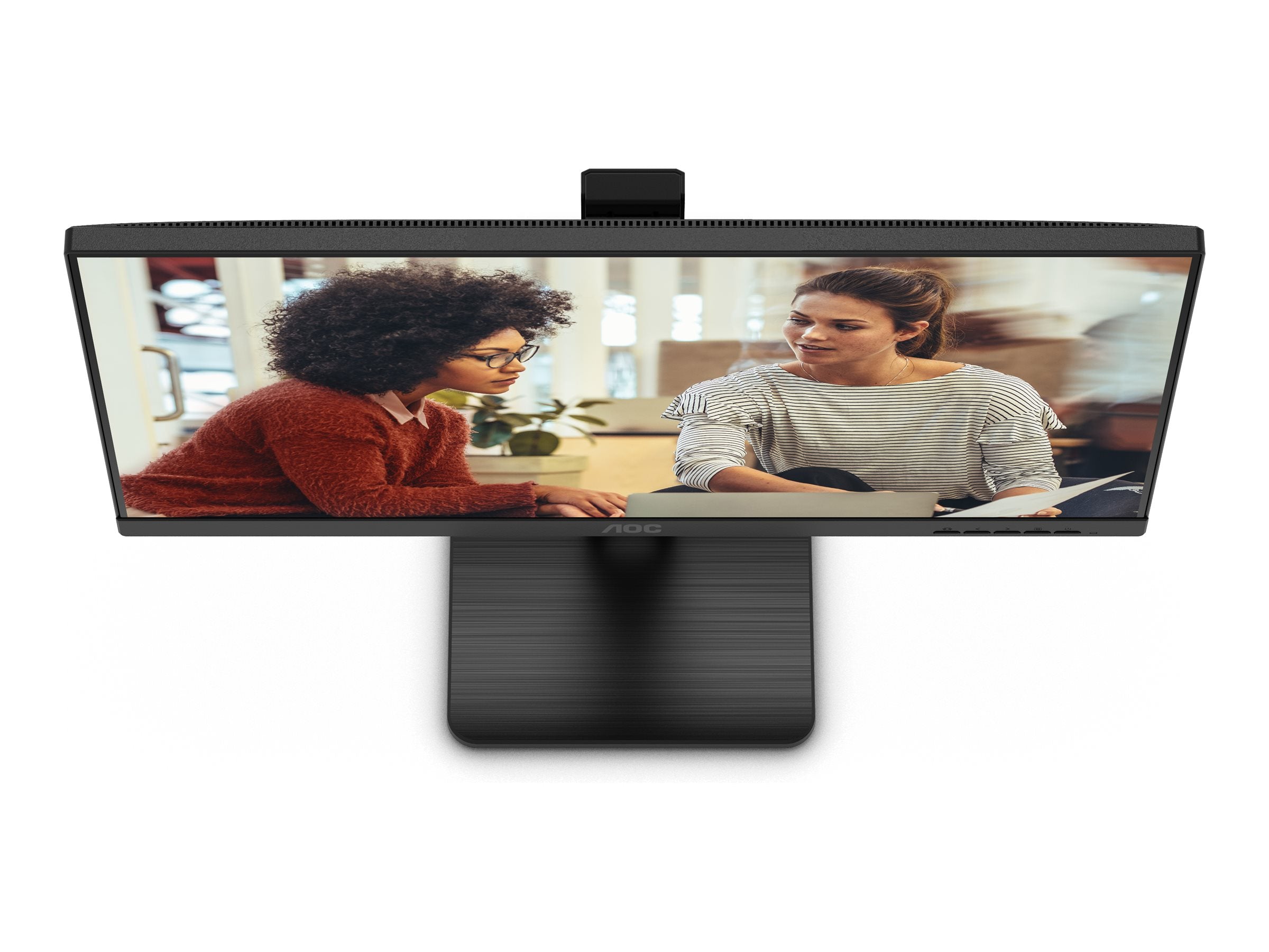 AOC 24E3QAF Écran LED - 24" - 1920 x 1080 Full HD (1080p) @ 75 Hz - IPS - 1000:1 - 4 ms - HDMI, VG DP , HAS pivot Haut- parleurs