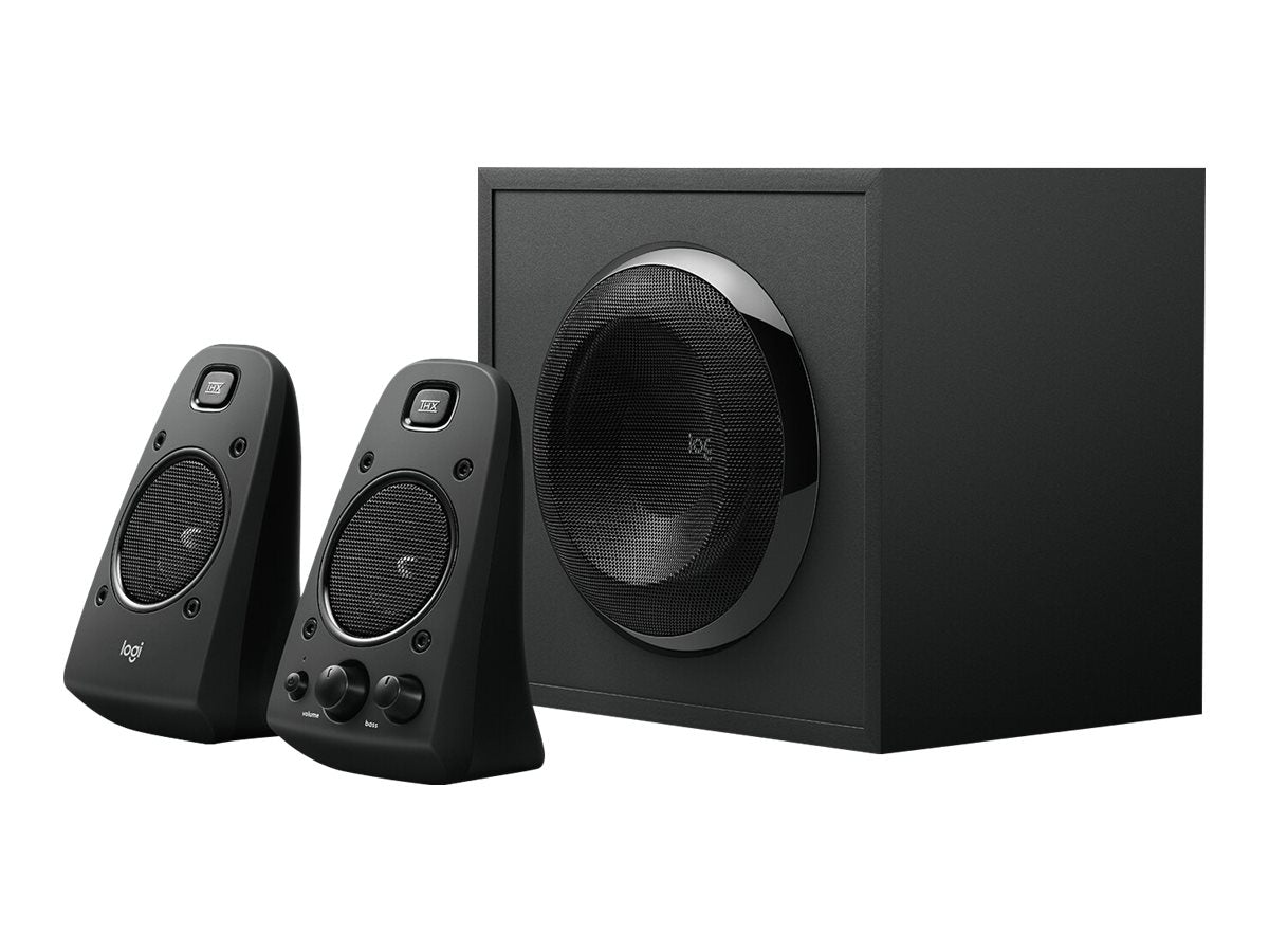 LOGITECH Z623 2.1 Speaker System Black UK PLUG ON AC CABLE