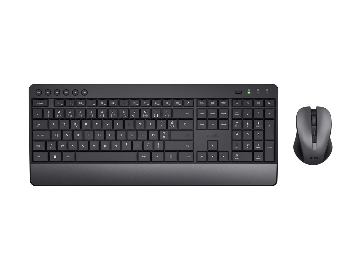 TRUST Pack clavier & souris sans fil TREZO (FR)