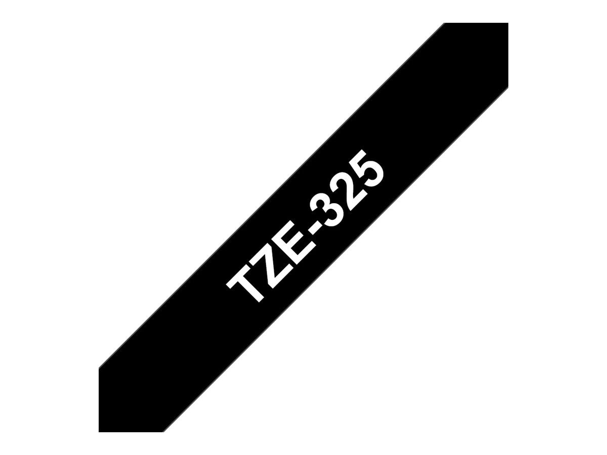 Ribbon/white on black 9mm