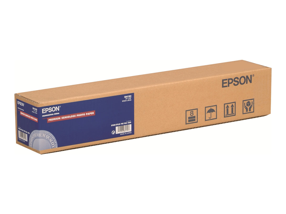 EPSON S041393 Premium semigloss photo  papier inkjet 160g/m2 610mm x 30.5m 1 rouleau pack de 1
