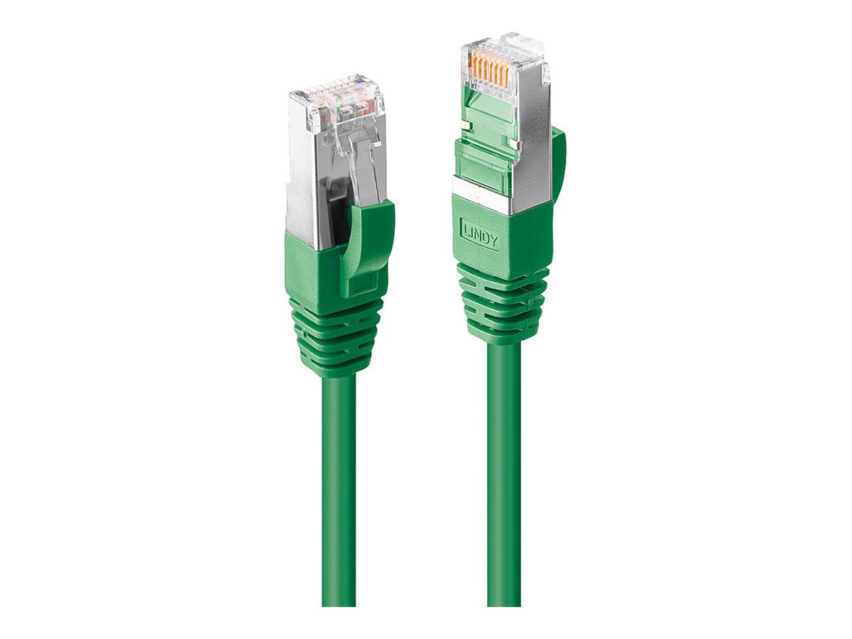 LINDY 3m Cat.6A S/FTP LSZH Cable Green