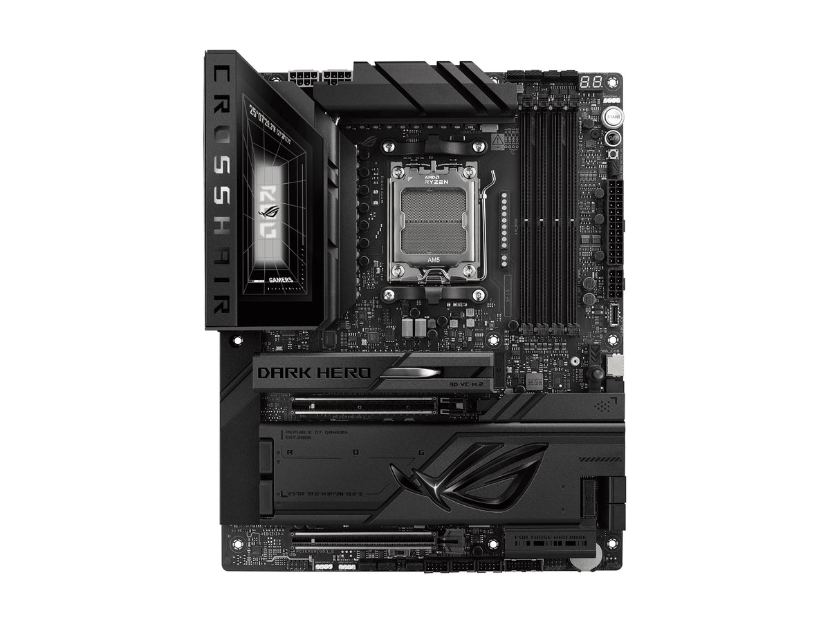 ASUS ROG CROSSHAIR X870E DARK HERO AM5 DDR5 ATX motherboard 2xPCIe 5.0 5xM.2 1xHDMI