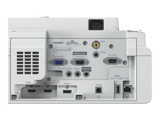 EPSON EB-760Wi ultra courte focale interactif laser 41000Lm WXGA 0,27 - 0,37:1 USB2.0 A et B VGA HDMIx3 LAN WIFI RS-232C