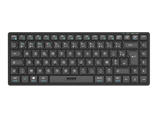 PORT DESIGNS Keyboard Mini Pro Rechargeable Bluetooth (FR)