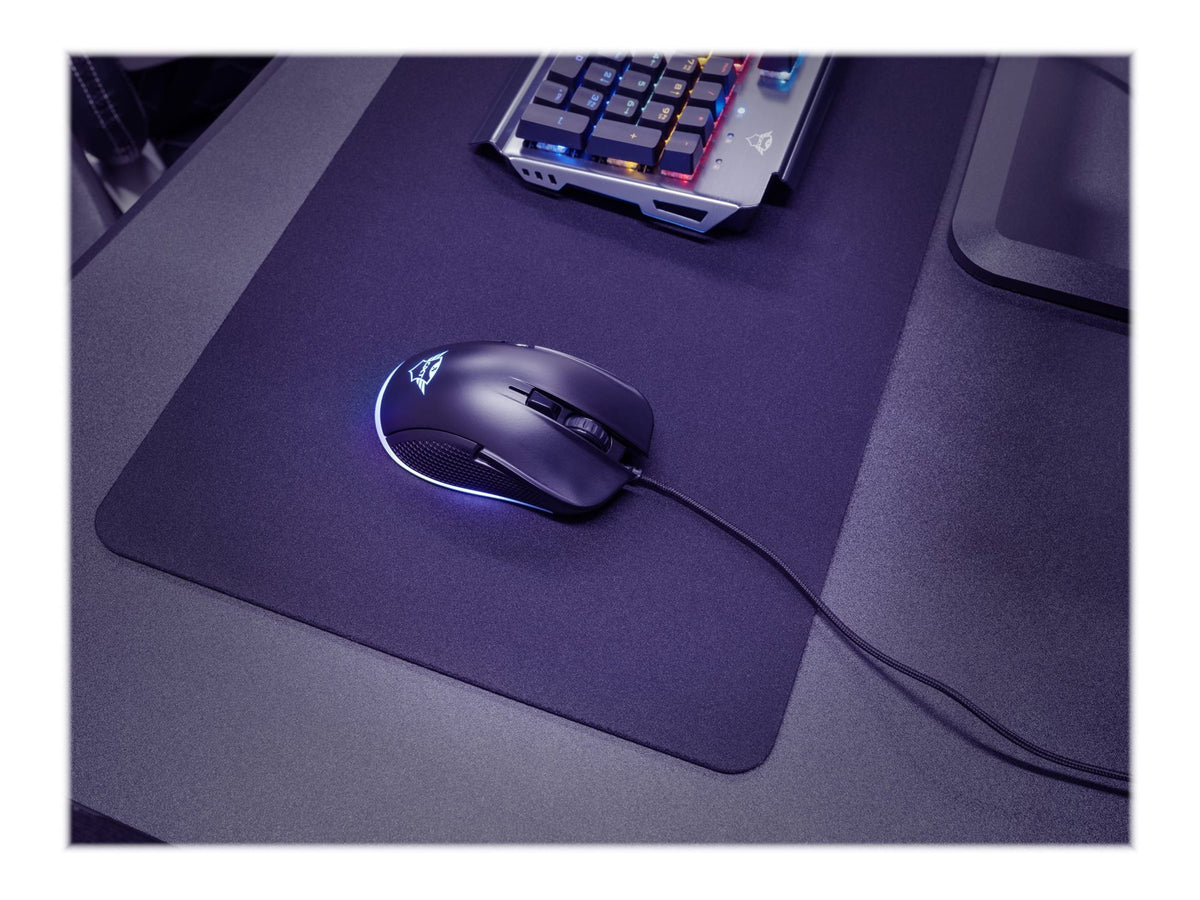 TRUST Souris gaming filaire YBAR noire