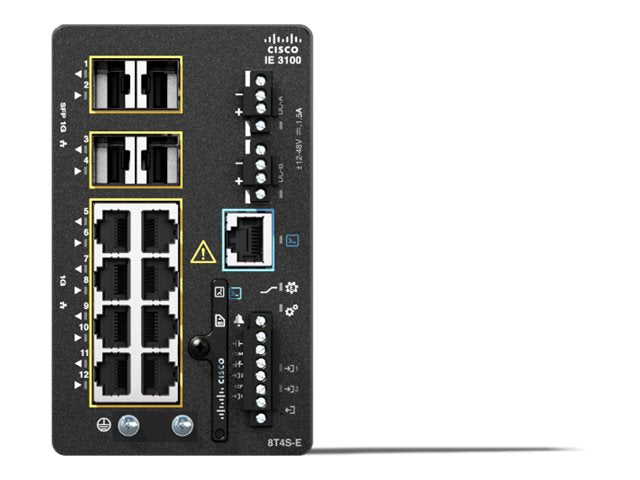 IE3100 w/8GE Copper 4GE SFP Fixed