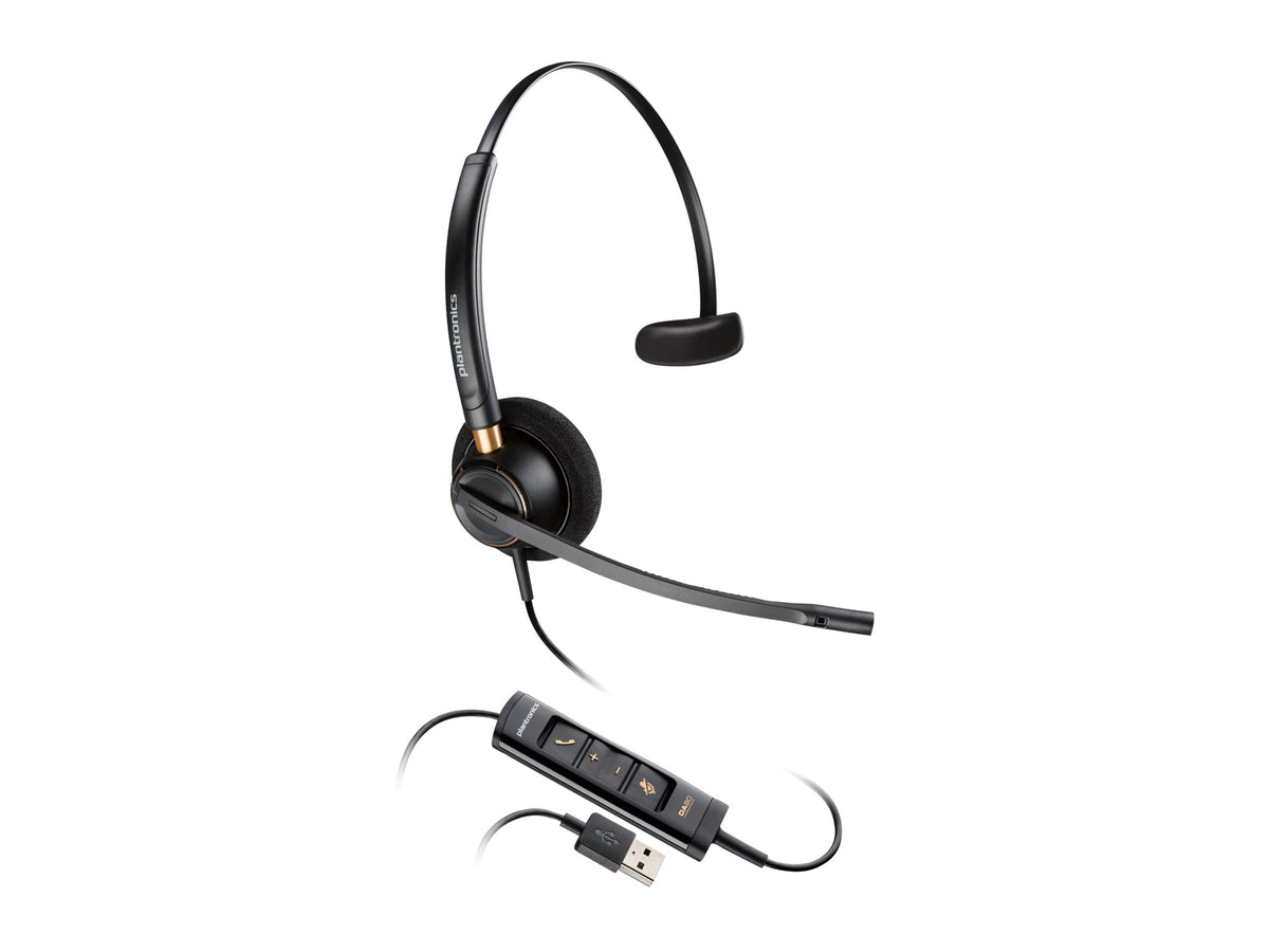 HP Poly EncorePro 515 Microsoft Teams Certified Monoaural with USB-A Headset