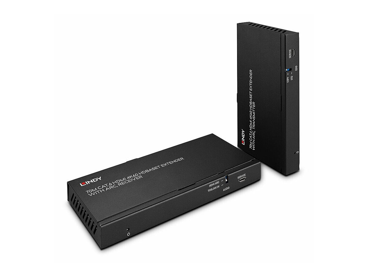 LINDY 70m Cat.6 HDMI 4K60 HDBaseT Extender with ARC